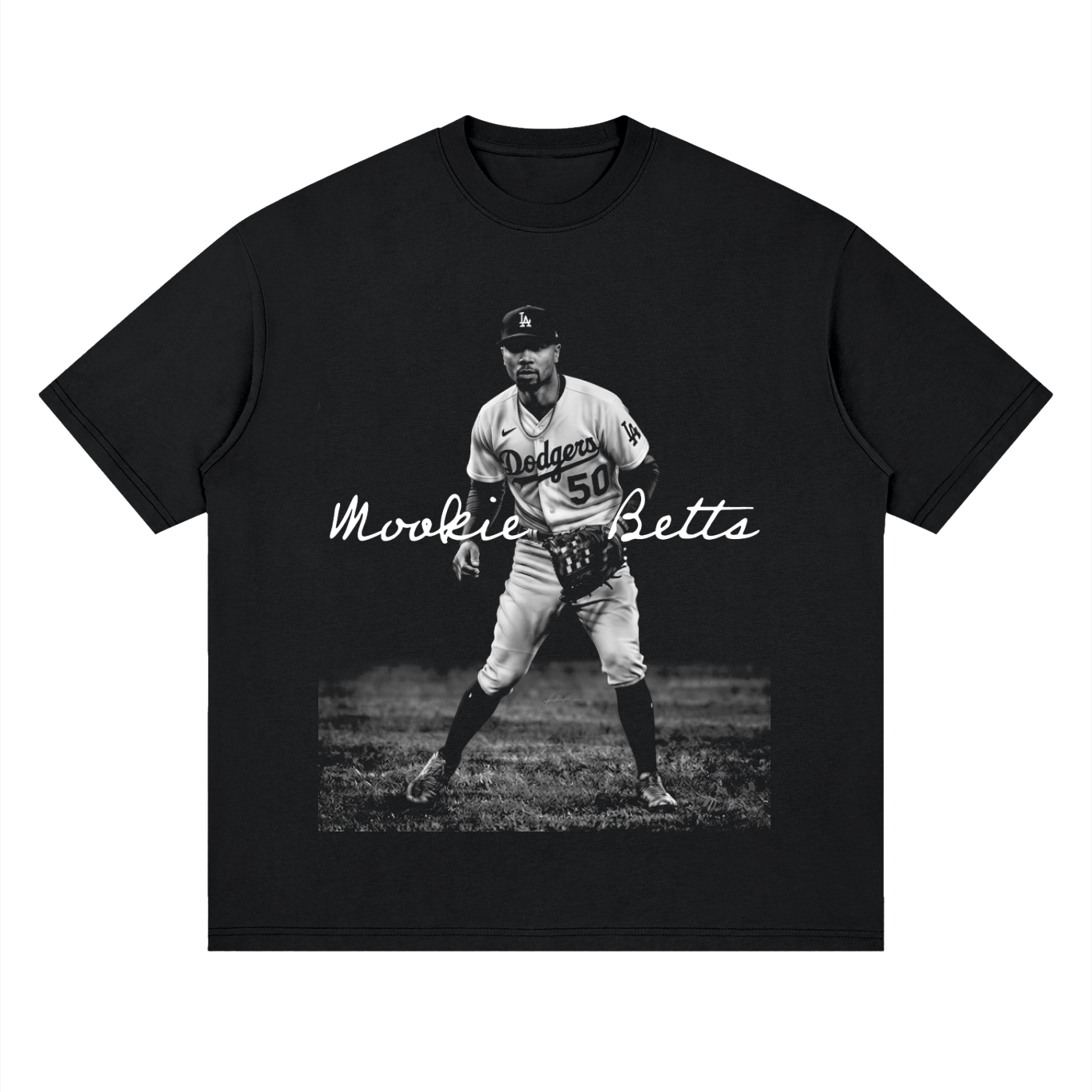 Camiseta DMD Diamond Betts streetwear drop shoulder, vista trasera