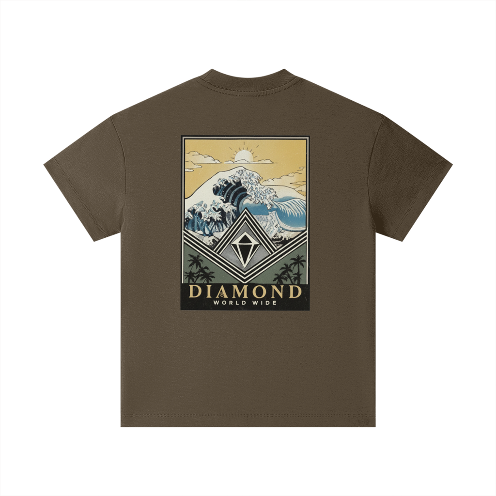 Loose "World Wide Wave" Kids T-Shirt