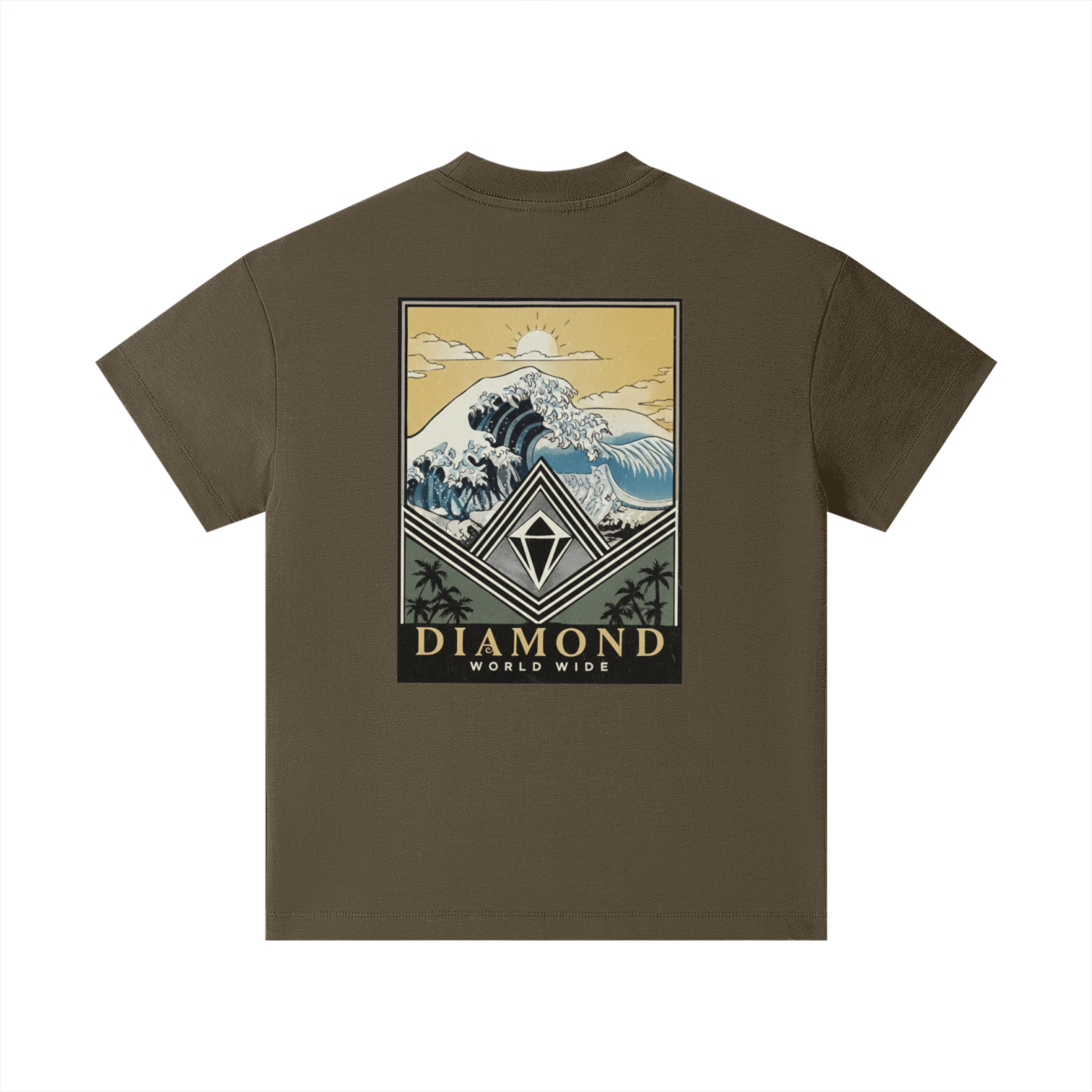 ゆったりとしたキッズTシャツ「ワールド・ワイド・ウェーブ」