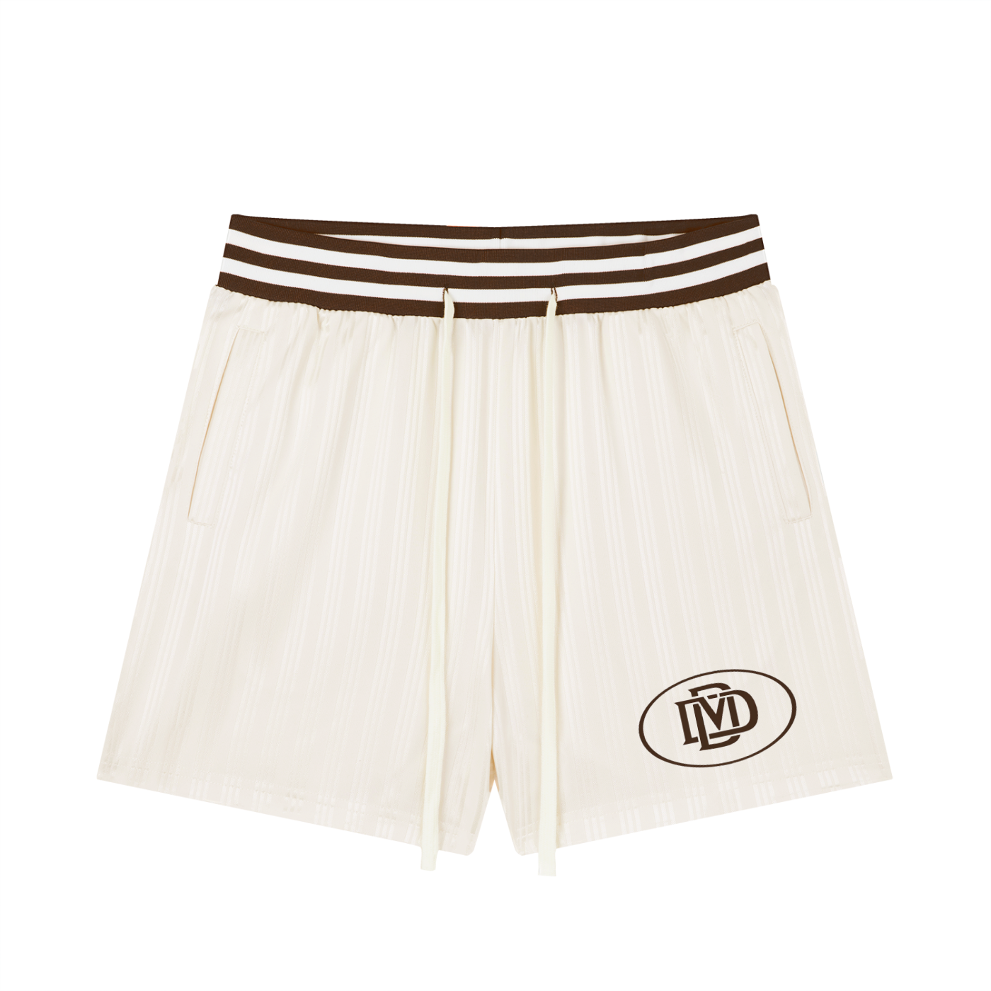 Diamond Unisex Striped Drawstring Shorts