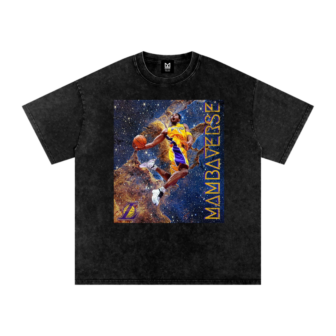 Kobe Bryant アシッドウォッシュ オーバーサイズ Tシャツ - 250 G