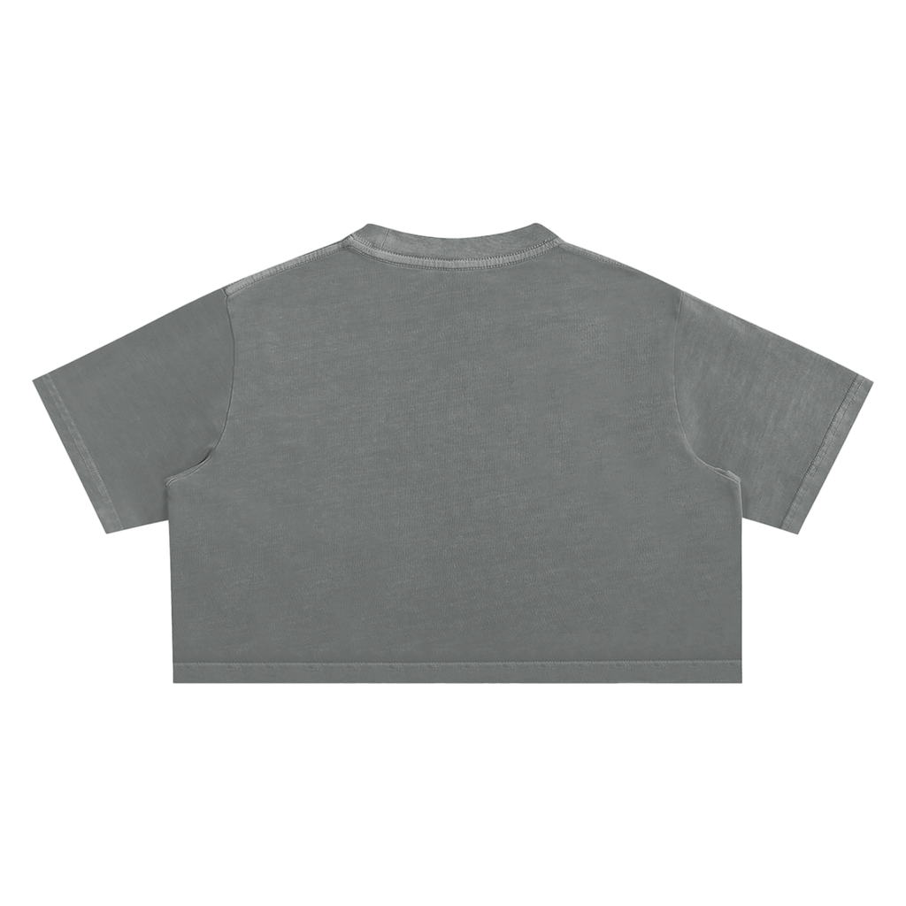 Graphic Washed Crop Top