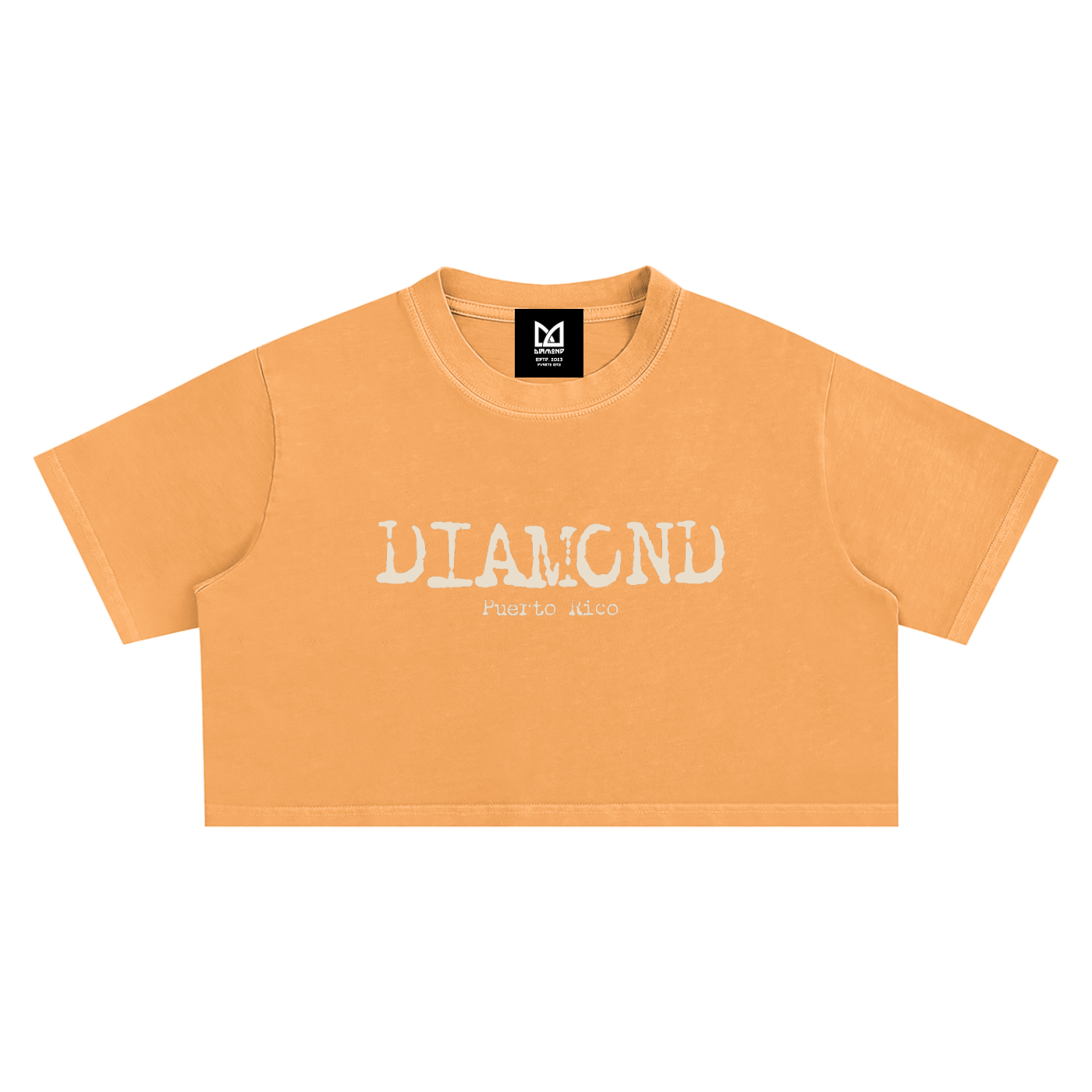 Graphic Washed Crop Top