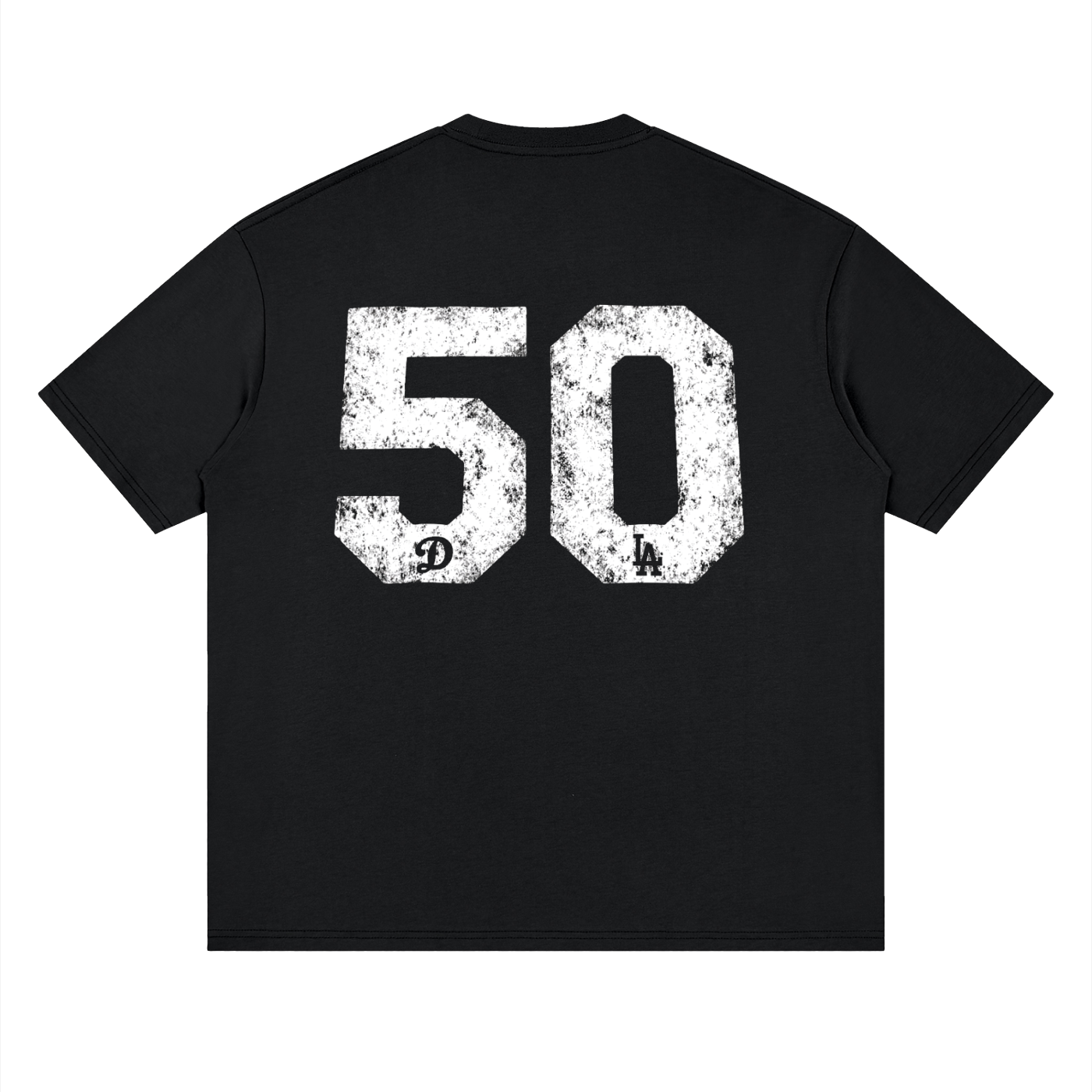 Camiseta DMD Diamond Betts streetwear drop shoulder, vista de perfil
