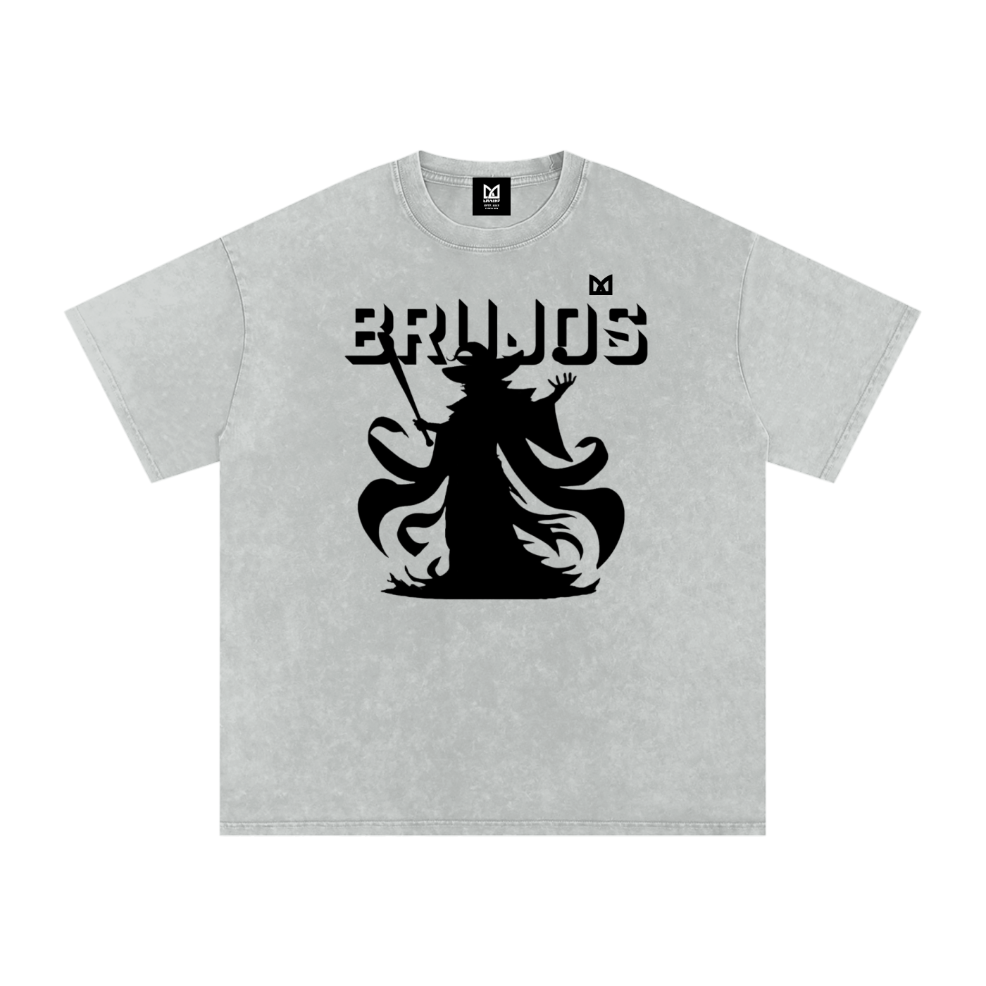 Brujos Washed Oversized Cotton T-Shirt