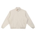 Stand Collar Bomber Jacket, Camel Gray, Dark Gray & Black, unisex