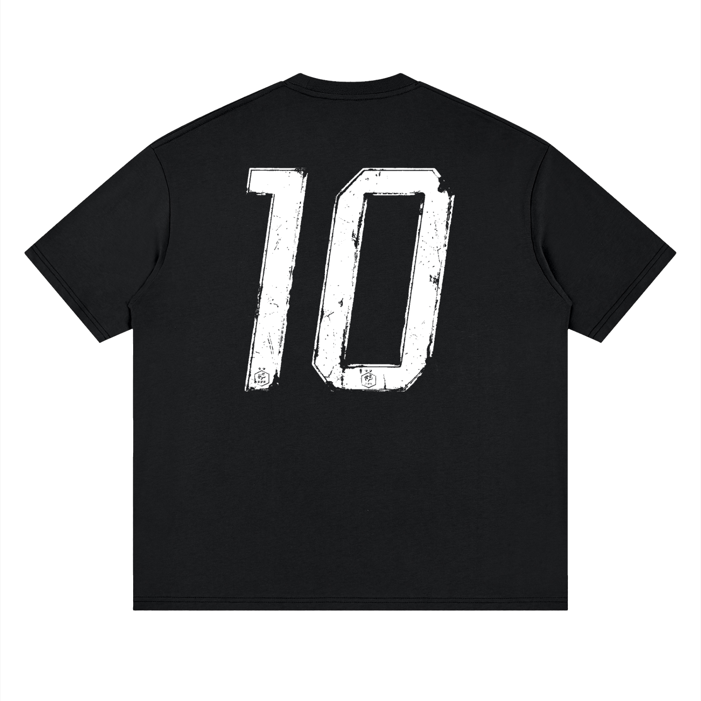 Camiseta DMD Diamond Mbappé streetwear drop shoulder, vista trasera
