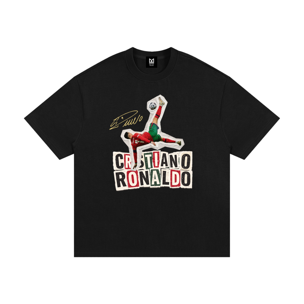 Cristiano Ronaldo Oversized Heavyweight 100% Cotton T-Shirt 330g