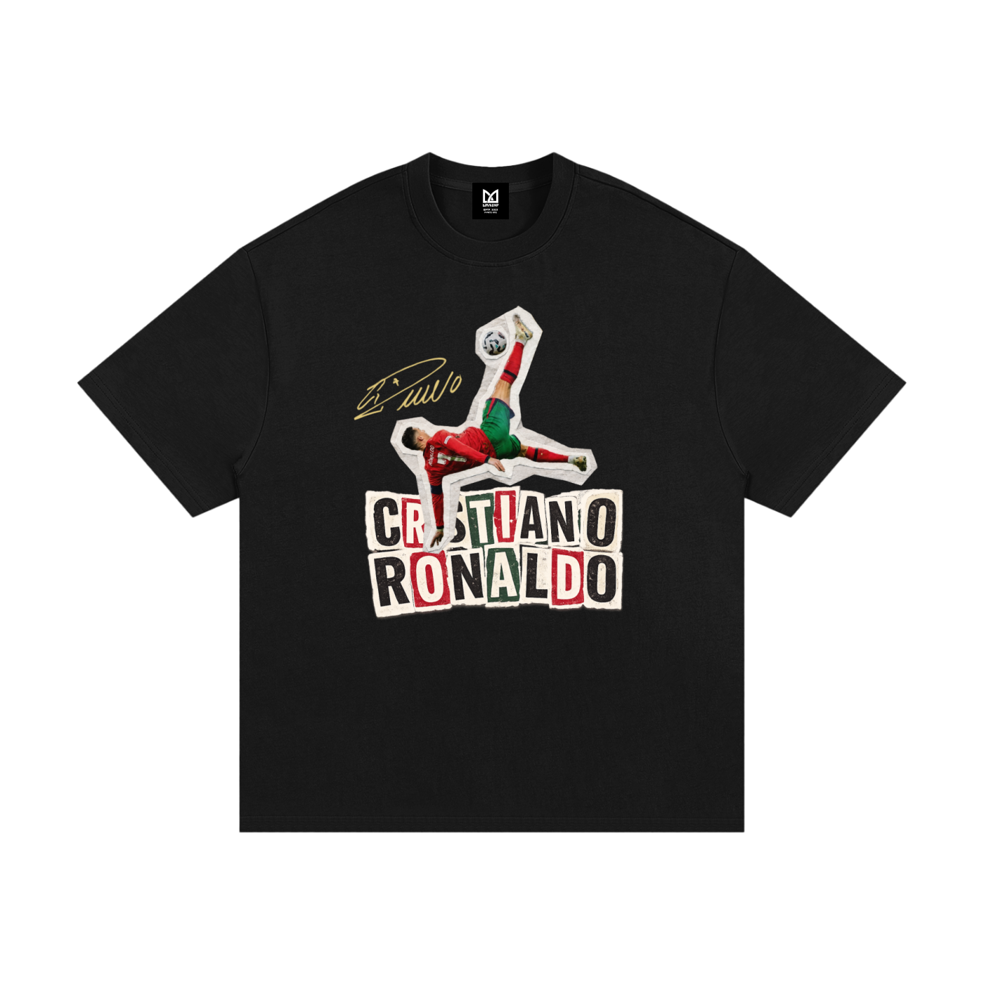 Cristiano Ronaldo Oversized Heavyweight 100% Cotton T-Shirt 330g