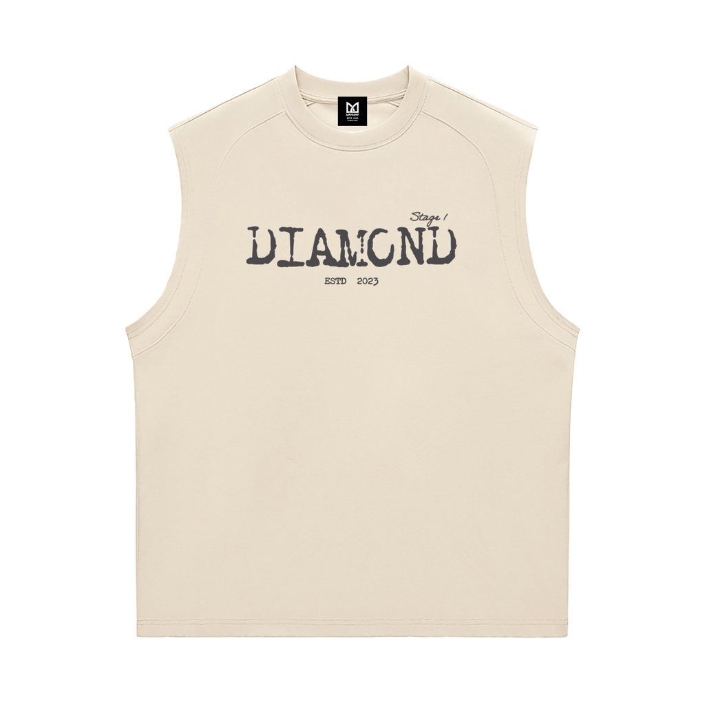 240g Sorona & Cotton Blend Diamond Stage 1 Quick-Dry Cooling Tank Top