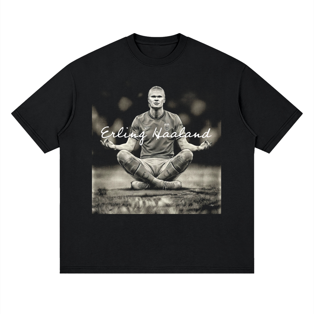 Camiseta DMD Diamond Haaland streetwear drop shoulder, vista frontal