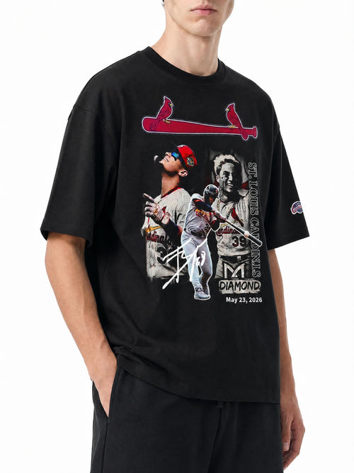 Camiseta DMD Diamond Bryan Torres Debut Day 330g, negro, vista trasera