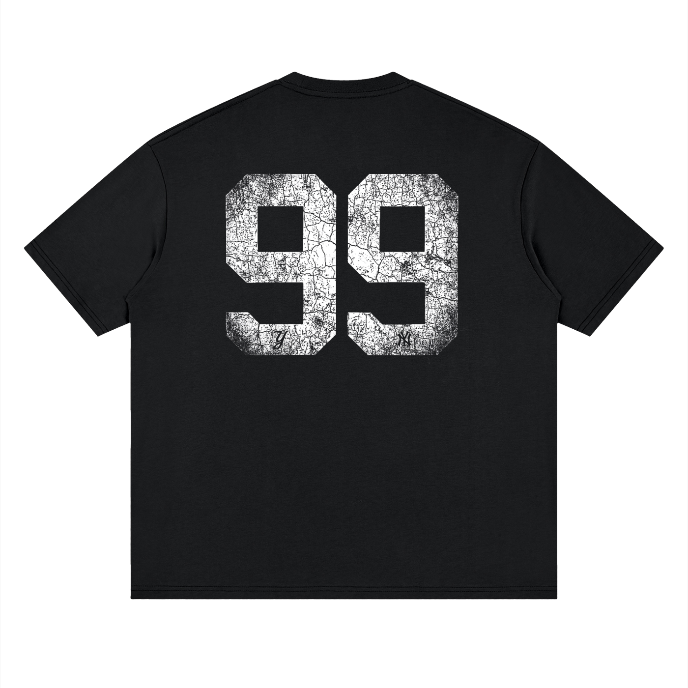 Camiseta DMD Diamond streetwear drop shoulder, vista de perfil