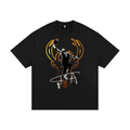 This premium black t-shirt is a must-have for any style with Oversized heavyweight 330g fit