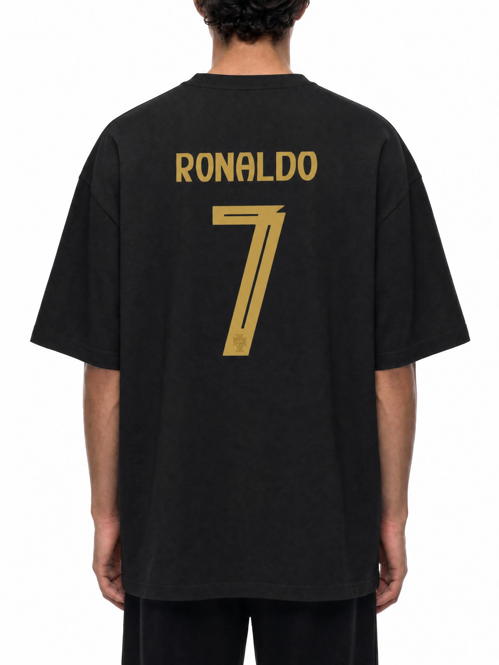 Cristiano Ronaldo Oversized Heavyweight Cotton T-Shirt