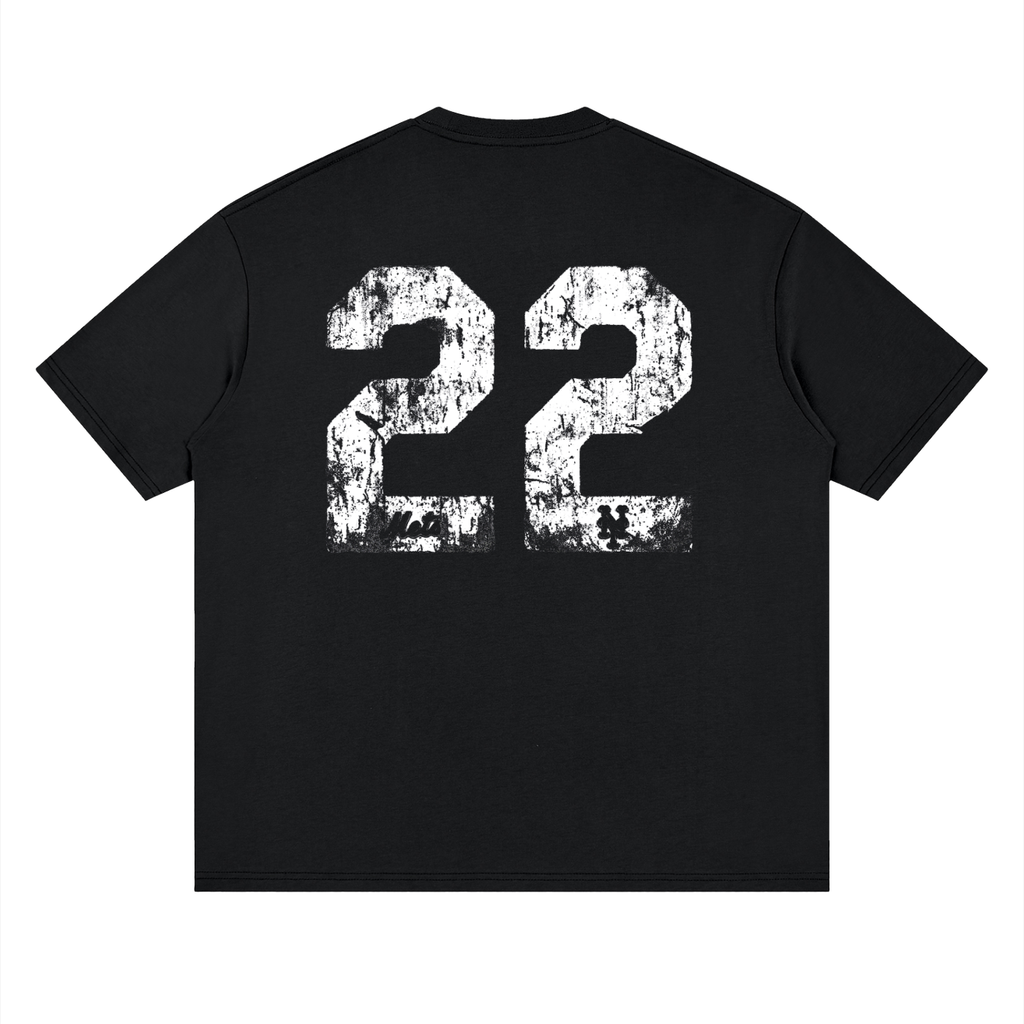 Camiseta DMD Diamond tributo a Juan Soto, streetwear oversized, vista trasera