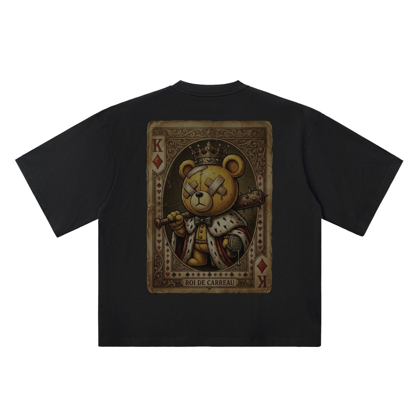 Diamond King 250g オーバーサイズ ドロップショルダー Tシャツ