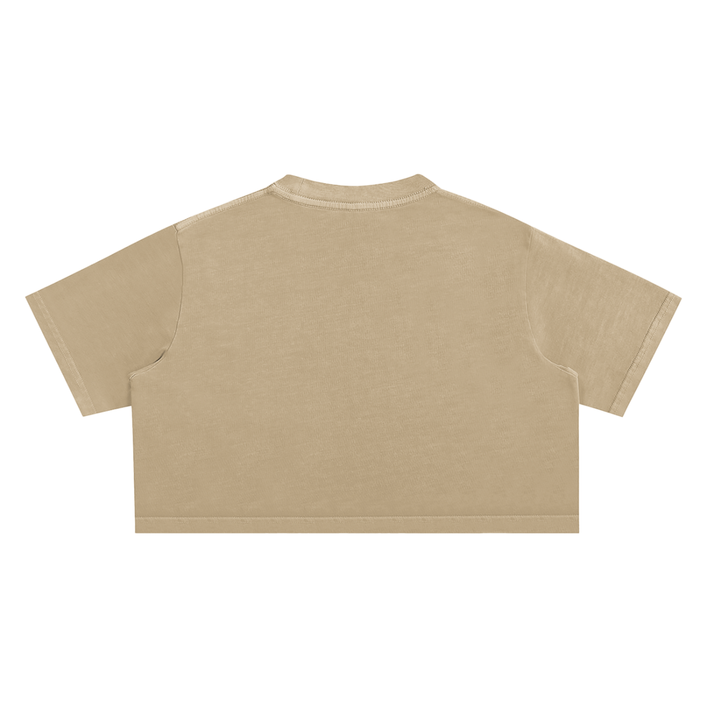 Graphic Washed Crop Top