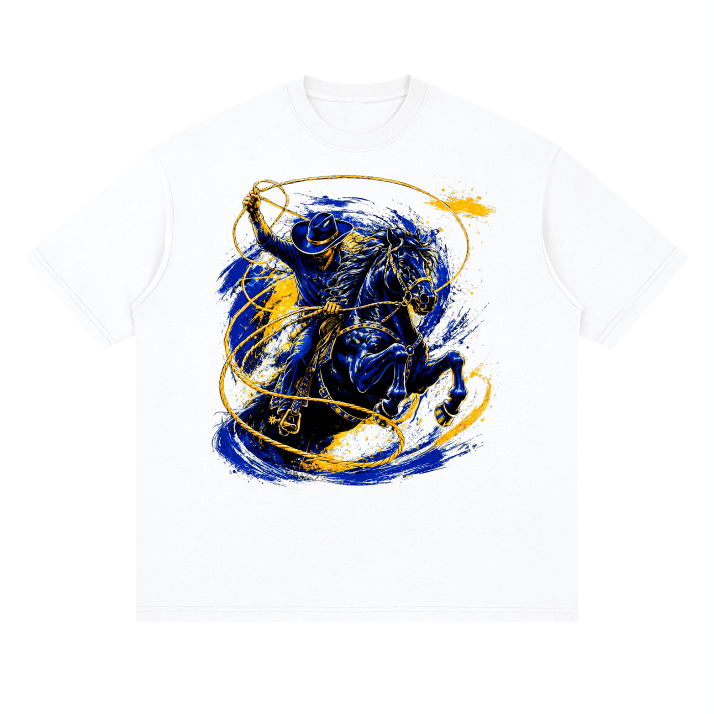 Vaqueros de Bayamón Streetwear Loose Drop Shoulder T-Shirt