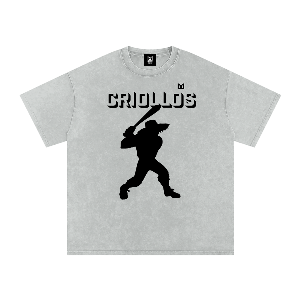 Criollos Washed Oversized Cotton T-Shirt