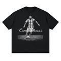 Camiseta DMD Diamond Messi streetwear drop shoulder, vista frontal