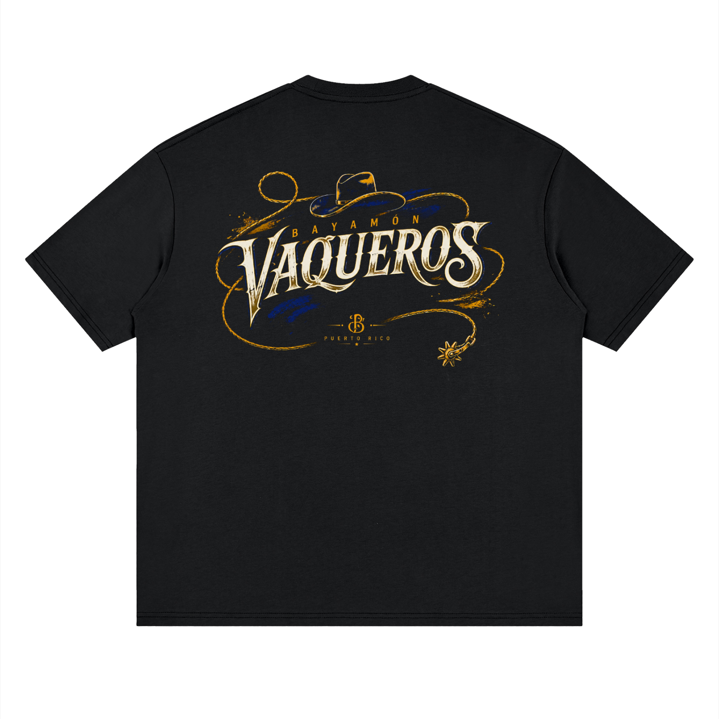 Vaqueros de Bayamón Streetwear Loose Drop Shoulder T-Shirt