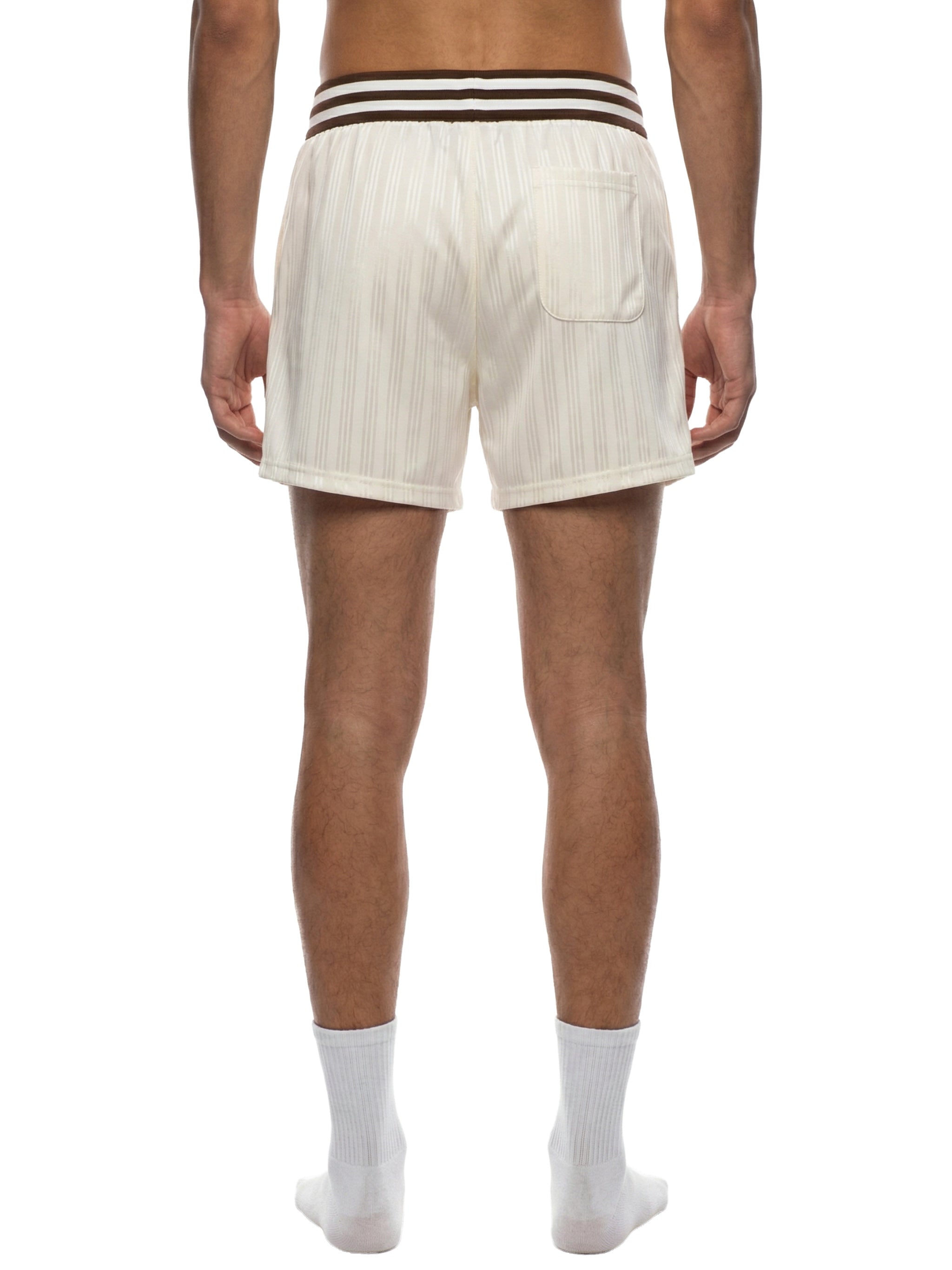 Diamond Unisex Striped Drawstring Shorts